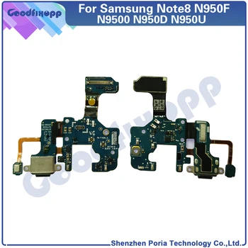 Original Para Samsung Note8 N950F N9500 N950D N950U Teste de 100% OK Porta USB de Carregamento do Carregador Conector de base de ligação do cabo do Cabo flexível 0