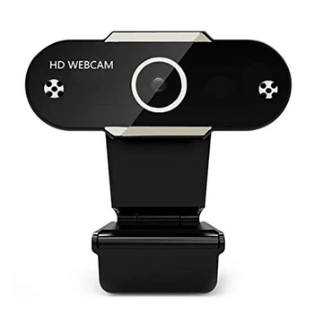 De Alta Definição de 1080P Computador Webcam USB de Unidade-Livres Com Microfone Rotativo Computador da área de Trabalho da Câmara