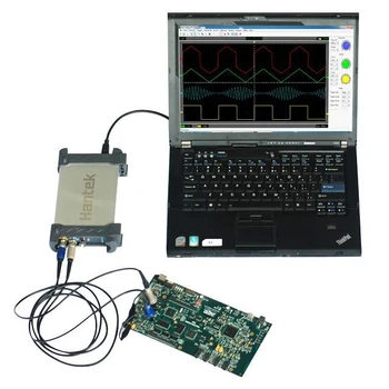 Hantek6212BE Baseado em PC, USB Osciloscópio de 2 Canais de 200 mhz 250MS/s Analógica osciloscopio Portátil 0