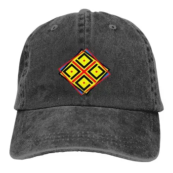 Eslava Perun Sinal de Svarog Deus Criador do Céu Multicolor Chapéu de Pico de Mulheres Pac Deusa Personalizado Viseira de Protecção de Chapéus