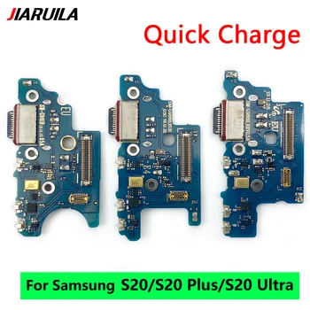 5Pcs/Lote Original Carregador USB de Carregamento Dock Conector de Porta Flex Cabo Para Samsung S20 Plus Ultra G986B G988B G981B de Carregamento Flex