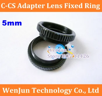 20PCS/MONTE Frete Grátis C-CS anel adaptador de lente anel adaptador de 5 mm de interface da câmera de conversão vezes C/CS 0