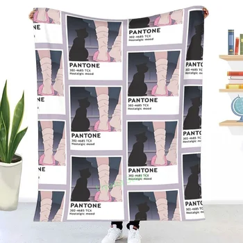 Pantone História - Nostalgia do Humor Jogar Cobertor impressos em 3D sofá quarto decorativos cobertor filhos adultos presente de Natal 0